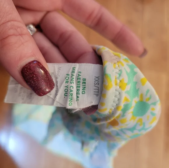 Aerie Floral Bikini Set | Women’s XXS | Daisy Print Swim Set | EUC - Picture 5 of 5